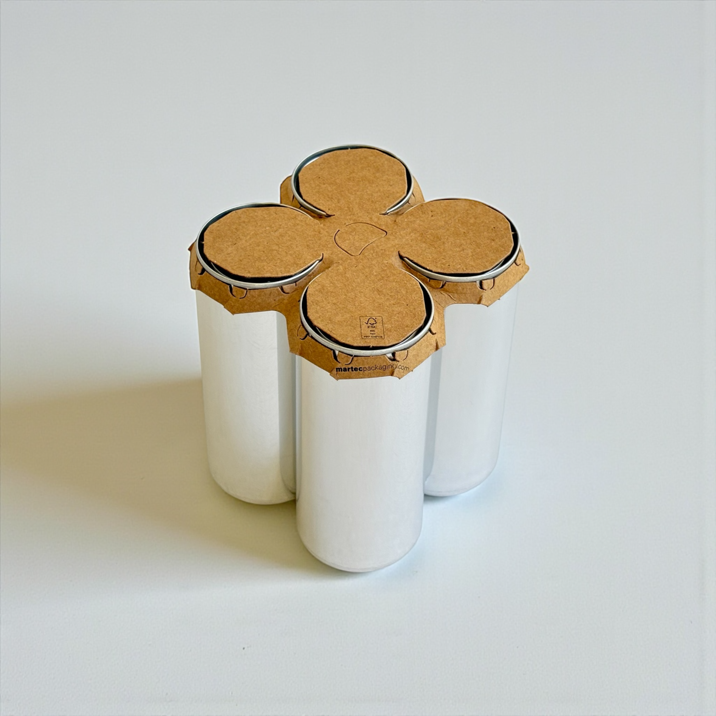 Porta latas de 4 unidades para latas slim